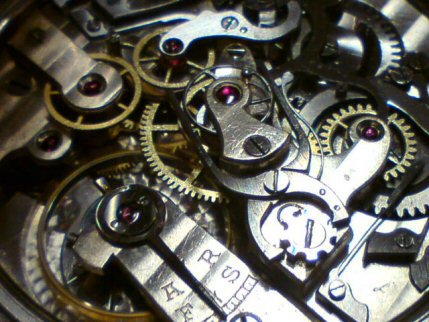 Exemple de montre à rattrapante